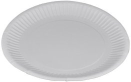 Teller flach Carton 18 cm Car x10