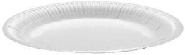Teller flach Carton 23 cm Car x5