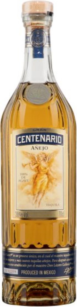 Tequila Añejo reine Agave Gran Centenario 38% 70cl Car x6