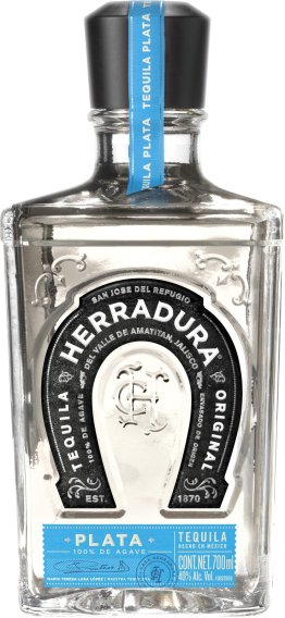 Tequila blanco Herradura Plata * 40% 70cl Car x6