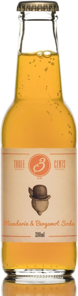 Three Cents Mandarin & Bergamot Soda * 20cl Car x24