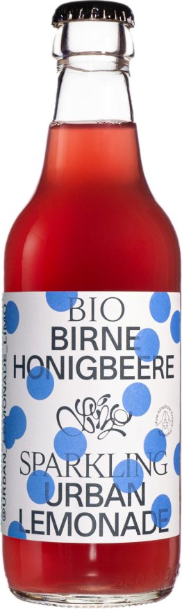 URBAN Lemonade Birne Honigbeere BIO * 33cl Car x24