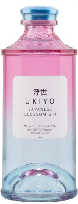 Ukiyo Japanese Blossom Gin 40% 70cl Car x6