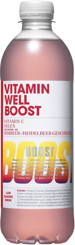 Vitamin Well Boost Himbeer-Heidelbeer 50cl Car x12