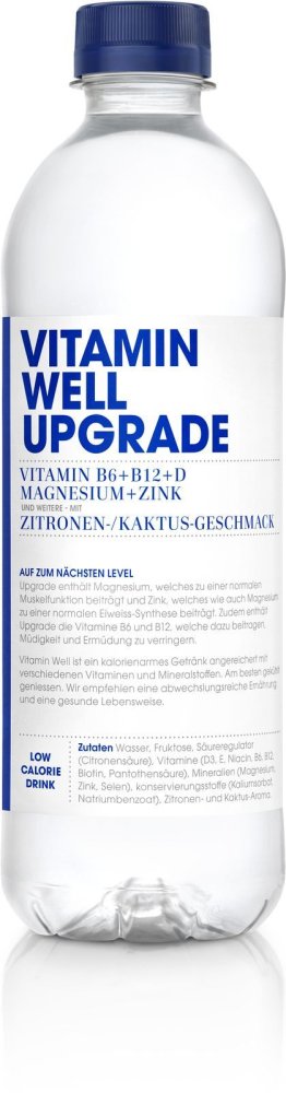 Vitamin Well Upgrade Zitronen-Kaktus 50cl Car x12
