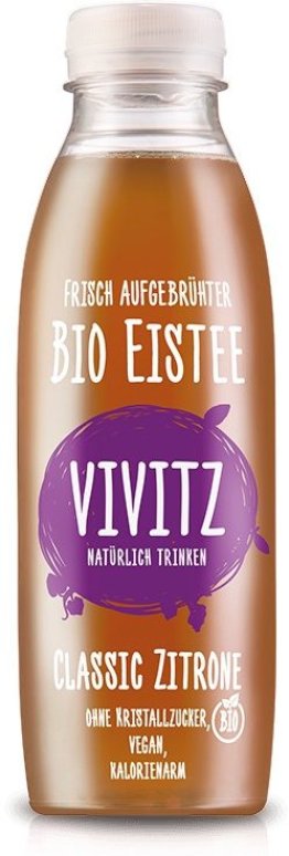 Vivitz Bio Eistee Classic Zitrone 50cl Car 4x6