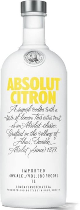 Vodka Absolut Citron 40% 70cl Car x6