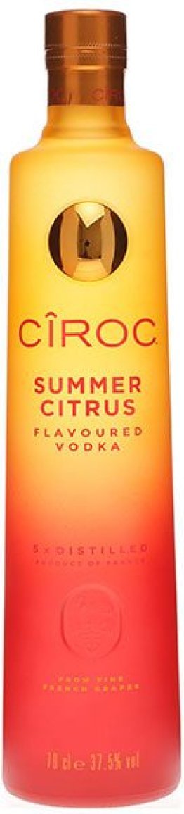 Vodka Cîroc Summer Citrus 37.5% 70cl Car x6