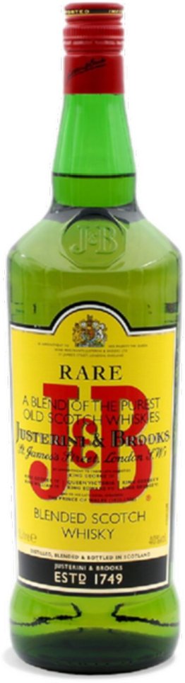 Whiskey J & B. Blended Scotch 40% 70cl Car x6
