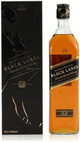 Whiskey J. Walker Black Label 12 year Blended Scotch 40% 70cl Car x6