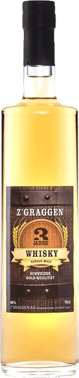 Whiskey Zgraggen 3 Jahre Single Malt 40% 37.5cl Car x6