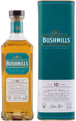 Whisky Bushmills Irish Malt Three Woods 10 J. 40% 70cl Car x6