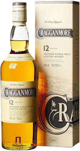 Whisky CRAGGANMORE 12 years Highland Single Malt 40% 70cl Car x6