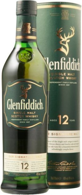 Whisky Glenfiddich 12 years Single Malt 40% 70cl Car x6