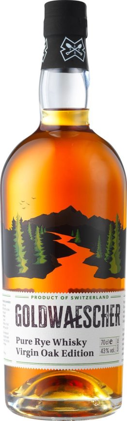 Whisky Goldwaescher Pure Rye Virgin Oak * 43% 70cl Car x6
