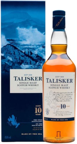 Whisky TALISKER 10 years Isle of Skye Single Malt 45.8% 70cl Car x6