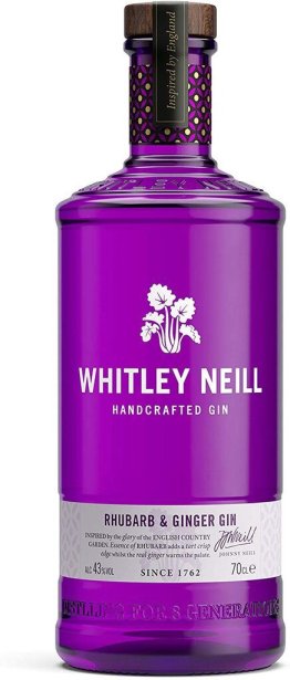 Whitley Neill Rhubarb & Ginger Gin 43% 70cl Car x6
