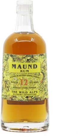 Wild Alps Rum MAUND 12 years 45% 50cl Car x6