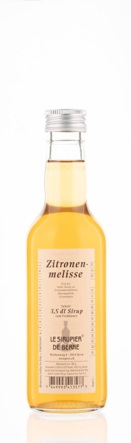 Zitronenmelisse Sirup Le Sirupier de Berne * 35cl HARx24