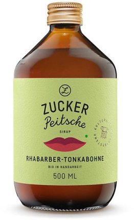 Zuckerpeitsche Rhabarber-Tonkabohne Bio 50cl Car x6