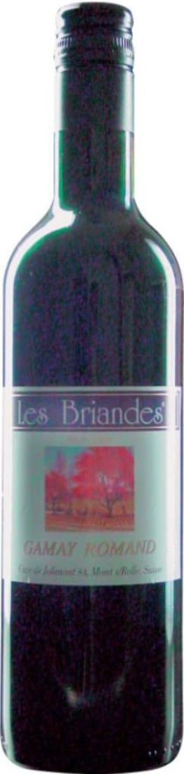 Gamay Romand VdP Les Briandes Cave de Jolimont, Mont-sur-Rolle 100cl VINIx12